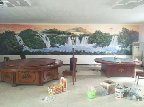 巍山墙绘-写实风景