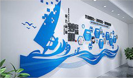 巍山海浪主题文化墙如何设计？
